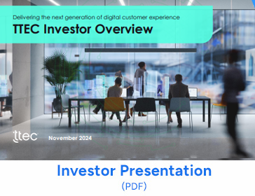 TTEC Investor Overview